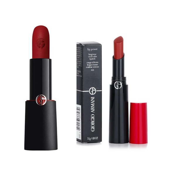 Giorgio Armani Red Lipstick Collection Matte Satin Finish - Picture 1 of 5